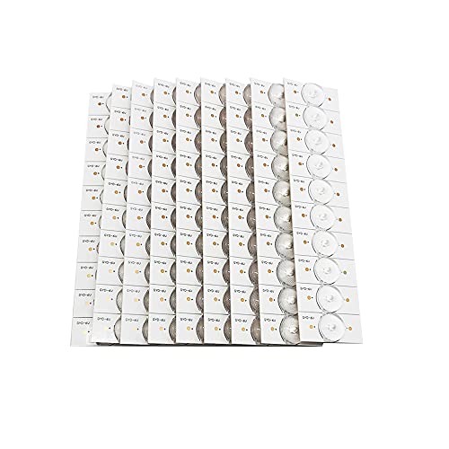 ERYUE LED lamp Bead, 100PCS 6V SMD Lamp Beads with Optical Lens Fliter for 32-65 LED TV Repair Led Light Strip Parts Accessories - Thumbnail 2