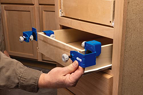 Kreg Drawer Front Mounting Tool Pro Kit - Steel Drawer Face Installation System - Create Consistent Gaps - Up to 1-1/2 Inch Overlay Alignment Tool - KCS-DFMT-PRO by Kreg - Image 8