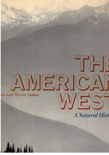 The American West: A Natural History B000W7D3H8 Book Cover