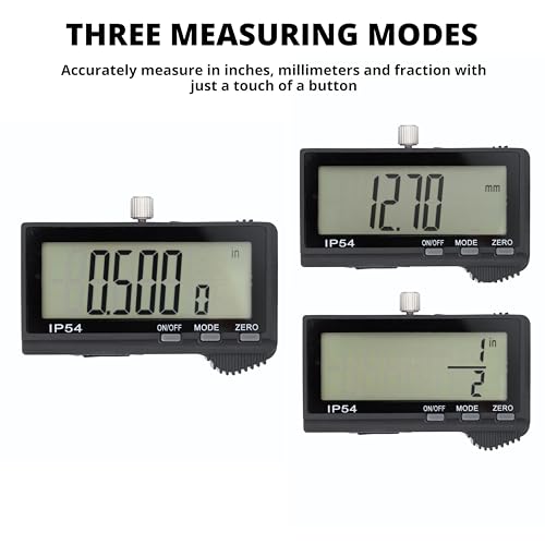Image of NEIKO 01401A 6-Inch Electronic Digital Caliper, Stainless Steel, Extra Large LCD Screen, Measurement Conversions for Inches, Millimeters, and Fractions