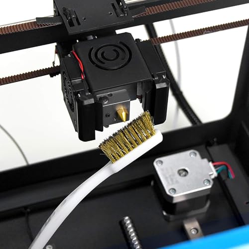 Image of 3 Pcs Copper Wire Brush, 6.7 inch Small Brass Brush, 3D Printer Nozzle Cleaner Tool, Copper Cleaning Toothbrush, Cleaning Wire Bristle for Cleaning Welding Slag and Rust