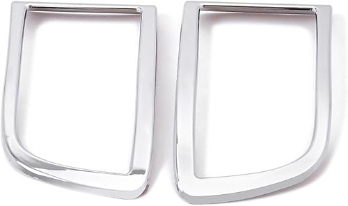 MadLoN Compatible con Toyota Prado J120 2003-2009, cubierta de lámpara antiniebla de automóvil, cromada delantera y trasera, decoración de marco de