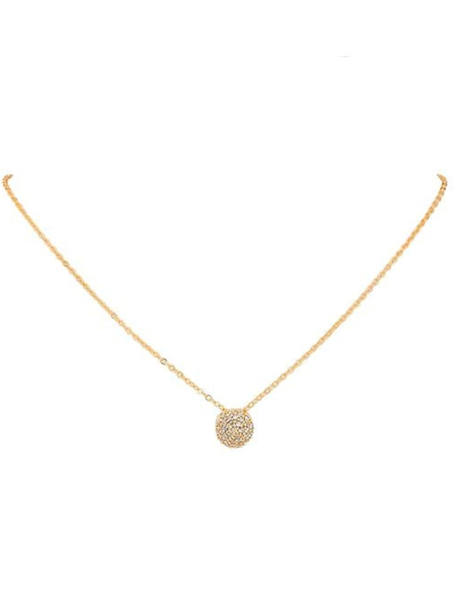 DIATOMS 23k gold plated necklace set for women Cubic Zirconia diamond necklace set best gift for best friend girl golden jewellery set for women jewellery set (B0CRHCNH87) Amazon Price History, Amazon Price Tracker