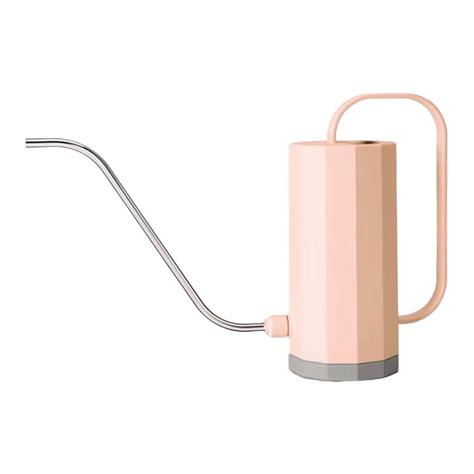 Garten-Grünsprinkler, Blumentopf, Gießkanne, Langer Auslauf, gebogener Auslauf aus Edelstahl Gießkanne 10 Liter Metall (Pink, One Size) Garten