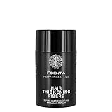 Fidentia Hair - Fibras Capilares para disimular la caída de cabello, 10g Castaño Oscuro - Dark...