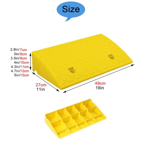 Rampa para motocicleta de PVC resistente y antideslizante miniatura 6