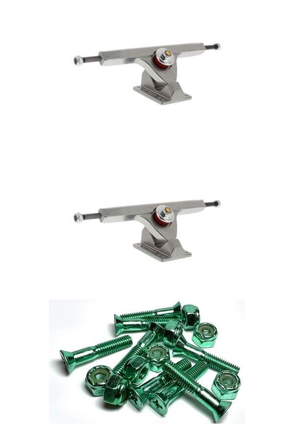 Caliber Trucks II 50 Degree Polished Skateboard Reverse Kingpin Trucks - 7.25