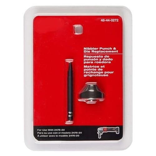 16 Gauge Nibbler Punch and Die Set for Milwaukee 48-44-0272 M12 Fuel 16 Gauge Nibbler Punch and Die Set