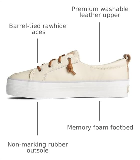 Image of Sperry Womens Crest Vibe Platform Sneaker