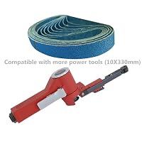FEIHU Zirkonkorund Schleifbänder 10 x 330 mm Körnung 60 80 100 120 240 320 – Ansicht 5