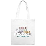 katernberg essen post Beutelfarbe: weiß Jutebeutel mit Stadtnamen Katernberg - Motiv Famous Cities in The World - Farbe weiß - Stoffbeutel, Jutesack, Hipster, Beutel