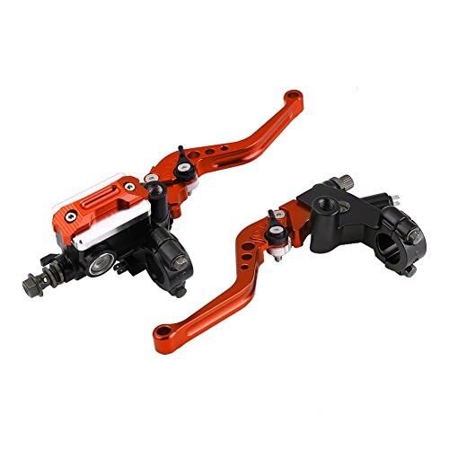 Levier de frein moto universel 7/8 avec maître-cylindre et embrayage pliable