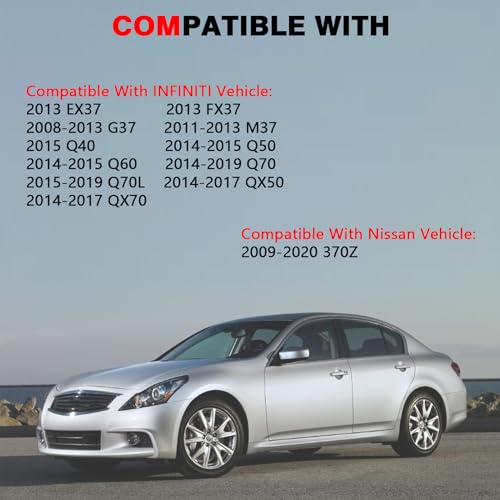 Image of Valve Cover Gasket Set Compatible with Infiniti Nissan Vehicle EX37 FX37 G37 M37 Q40 Q50 Q60 Q70 Q70L QX50 QX70 370Z 2008-2020, Replace#13270-EY01A 13270-EY01B