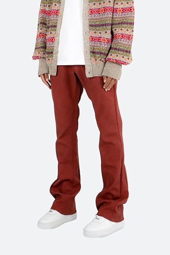 mnml Men's B460 Leather Flare Pants4