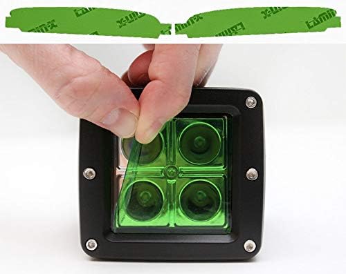 Lamin-x Cubiertas de luz antiniebla verdes de ajuste personalizado para Chevy Camaro SS (16-18)