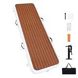 LOSKIA Inflatable Gangway for Yachts & Boats, Extra Width and Durable Dock Gangway with...