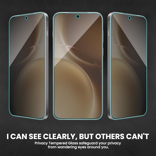 Image of FIRST MART Privacy Tempered Glass for Vivo X300 Pro, 2 Pack | Anti-Spy 9H Screen Protector, Edge-to-Edge, Case-Friendly, Scratch Resistant, Bubble-Free
