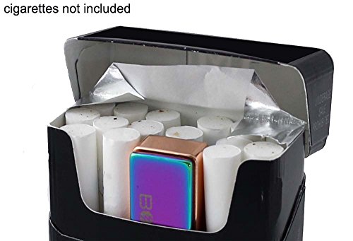 Bolt Lighter® Usb Rechargeable Windproof Coil Slim Cigarette Lighter With Charging Cable And Carrying Pouch (Rainbow) #TOP4