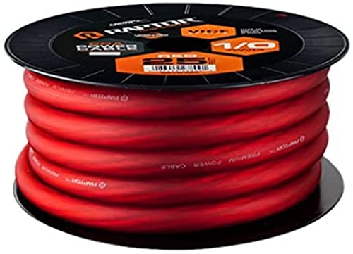 Câble d'alimentation Raptor R3r0-25 Vice Series rouge conducteur électrique flexible