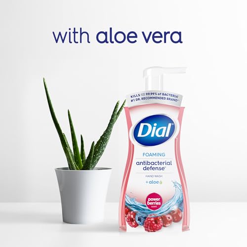 Dial Antibacterial Foaming Hand Wash, Power Berries, 7.5 fl oz, 6-Pack - image 5