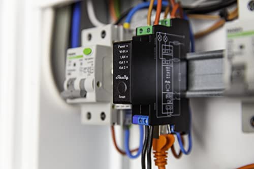 Shelly Shelly Pro 2PM - Smart Relay Wifi LAN Bluetooth 2 Kanal, DIN Bar, Professional