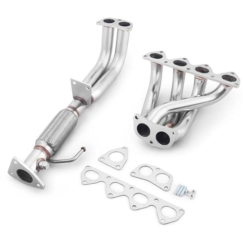 Collecteur d'échappement racing acier inoxydable pour Prelude non SH