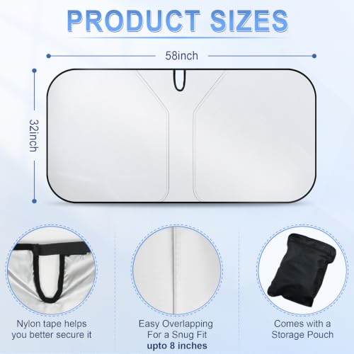 SINGARO 300T Universal Car Sun Shade