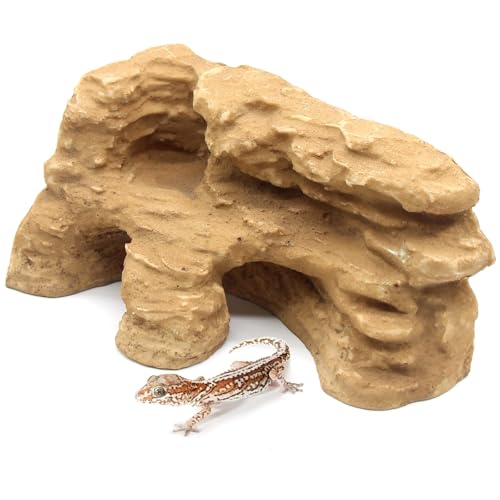 Reptile Hide Shale Scape Step Ledge Backdrop, Reptile Corner Rock