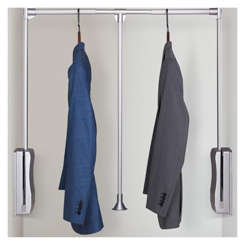 Gagnez de l'espace en hauteur avec cette tringle basculante pour armoire et dressing