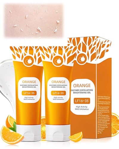 ZKUNL 2PCS gel exfoliante,Gel exfoliante natural,gel para mujer,blanqueador brillante,nutre e hidrata,reduce las arrugas y elimina las manchas oscuras