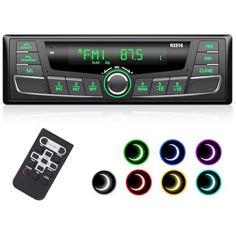 Autoradio Bluetooth Wistrue 1 Din Cover
