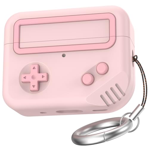 Image of TRONWIN for AirPods Pro 2 Case - Silicone Game Console Design Case for Apple AirPods 2nd /1st Generation, Cute Airpod pro Cover for Men /Women (Pink)