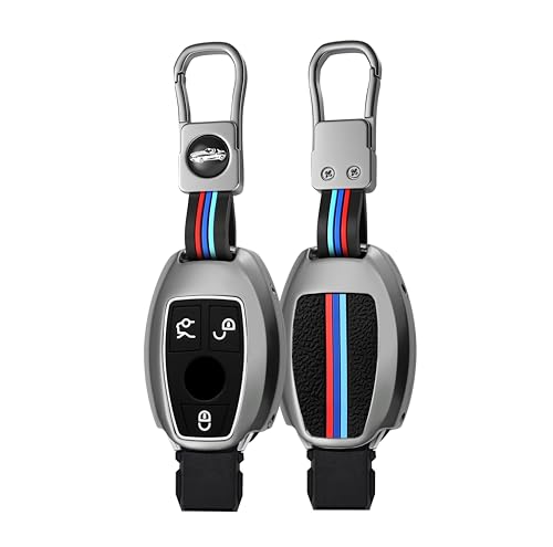 Coque de clé Mercedes métal noir évite les rayures de boitier CLS ML