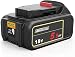 Produktbild Powarobor 1 Stück DCB184 18V 5,5Ah Li-lon Slide Ersatz-Akku kompatibel mit DeWalt 18Volt Akkus DCB182 DCB180 DCB200 XR Elektrowerkzeug Battery mit LED-Anzeige