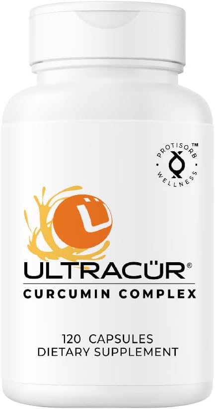 Curcumin Complex Supplement - Ultra Bioavailable High Absorption Turmeric Curcumin Supplement for Joint, Muscle & Brain Support - Patented Protisorb for Premium Absorption – 120 Capsules