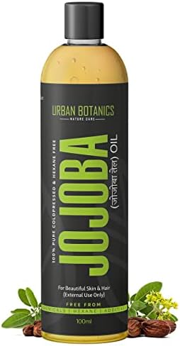 UrbanBotanics® Cold Pressed Jojoba Oil for Skin & Hair - Virgin & Unrefined - 100ml