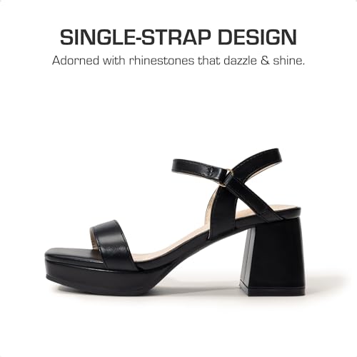 DREAM PAIRS Girls Sandals Open Toe Low Block Chunky Heels Sandals Party Dress Pumps Shoes for Little Big Kid3