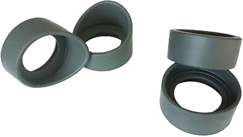Kit de accesorios para microscopio, 2 juegos de cubierta de ocular de goma, color negro, 1.260 in, microscopio para microscopio biológico binocular