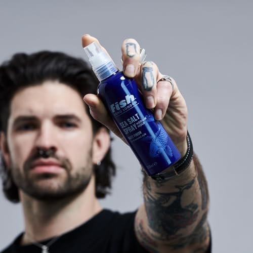 Fish Sea Salt Spray, Mens Hair Styling Product Suitable for Short & Medium Length Hair. Stylist & Barber Used, 150ml - Image 4