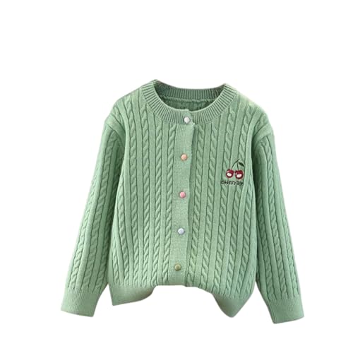 MW&FOFJR Girls Cardigan Sweater Long Sleeve Kids School Uniform Children Fall Jacket
