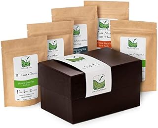 Tea Lovers Gift Box Discover - Luxury Loose Leaf Tea Variety Pack - Specialty Teas Gift Basket - Luxury Gourmet Tea Assortment Samplers - Samples