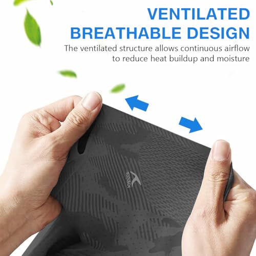 Image of PROBEROS Sun Protection Face Mask for Bikers, Ice Silk UV Protection UPF 50+ Riding Face Mask Neck Cover, Ventilated Extended Face Cover with Ear Loops for Bike Riding, All Outdoor Sports-Grey
