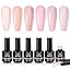 15ml Each Hushed Radiance |  Base Nude Ge Gel Polish 6 Colors Set