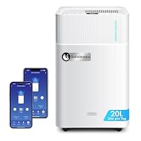 VonHaus Luftentfeuchter Elektrisch mit App & WLAN, 20L/24H Entfeuchter – Ansicht 1