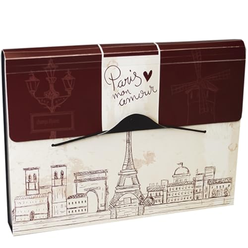 Kit c/ 4und Pasta Sanfonada A4 C/12 Div. NY & Paris DELLO