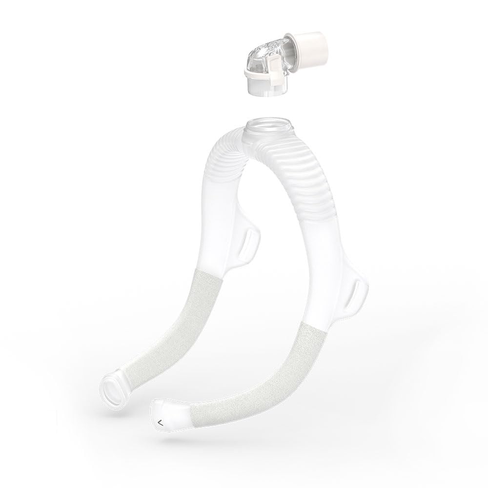 Resmed Airfit N30i Telaio standard con gomito - Telaio Springfit autoadattante per una terapia stabile e confortevole per il viso