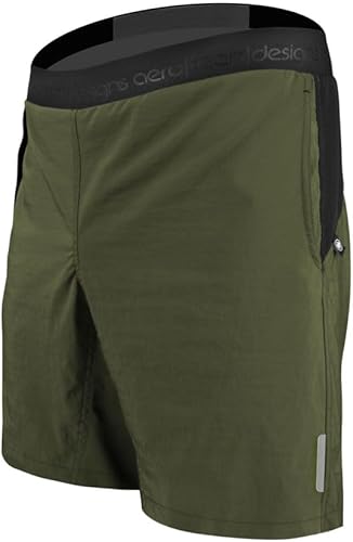 Vista 4 de Men's USA MTB Shorts Mountain Bike Shell and Padded Liner Made in USA