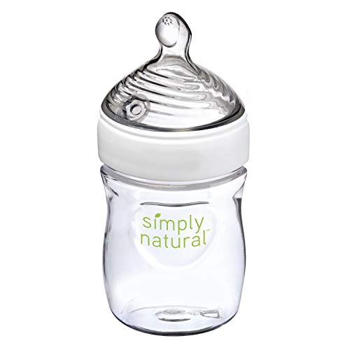NUK Simply Natural Baby Bottle, 5 Oz 