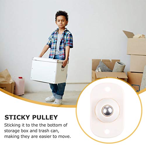 ULTECHNOVO Rodízio de Rodas Auto Adesiva Swivel Caster Roda de Substituição Universal Heavy Duty Rod