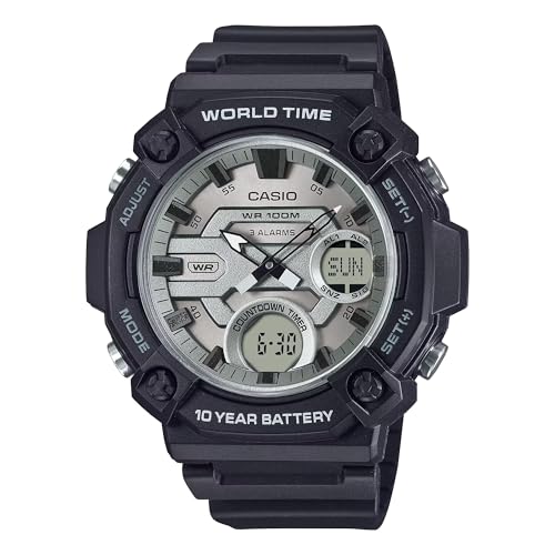 Montre décontractée Casio AEQ-120W-7AVCF accessoire horloger étanche homme